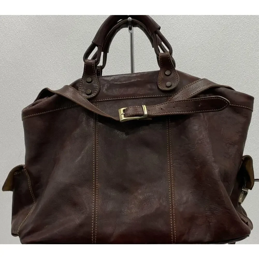 TUSCANY LEATHER EUC XL TRAVEL WEEKENDER BAG